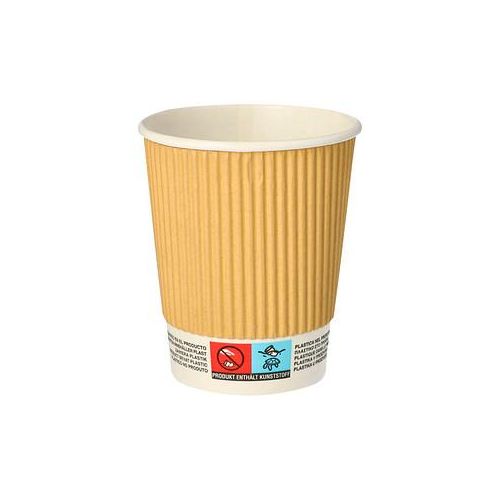 25 PAPSTAR Einweg-Kaffeebecher pure 0,2 l
