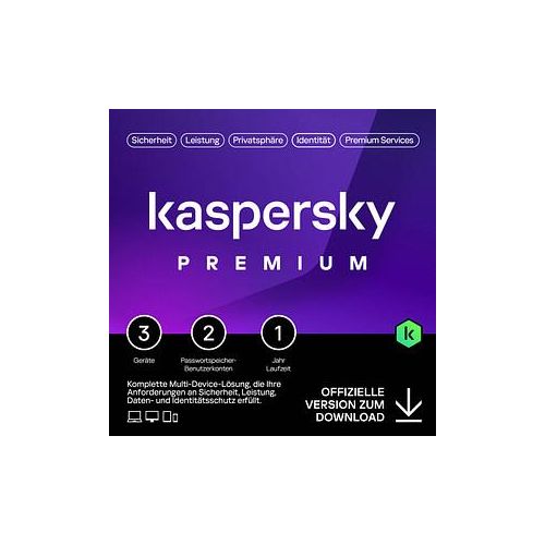 KASPERSKY Premium Sicherheitssoftware Vollversion (Download-Link)