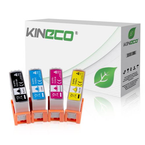 4 Tintenpatronen kompatibel zu Epson T3791-T3794 XP-8500 XXL