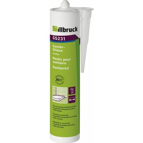 Illbruck – GS231 Sanitär- und Glasbausilikon 310ml sandsteinbeige