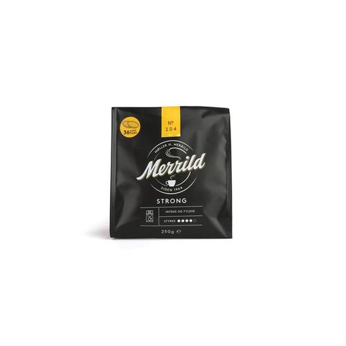 MERRILD No. 104 - Dunkle Röstung - 36 Kaffeepads
