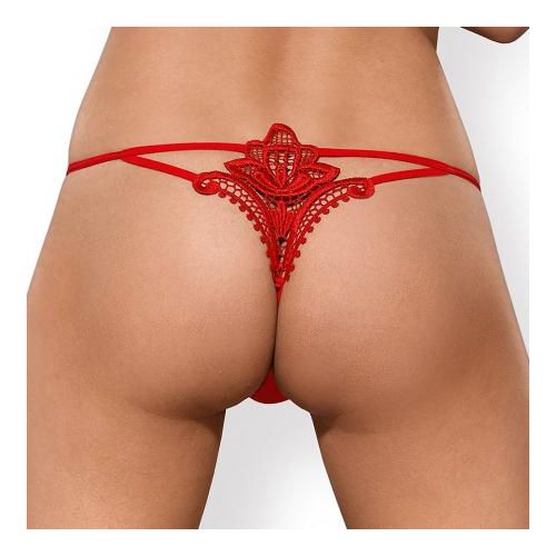 Obsessive String brodé Luiza Rouge S/M