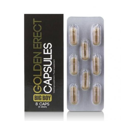 Stimulant Big Boy Golden Erect Capsules (8 comprimés)