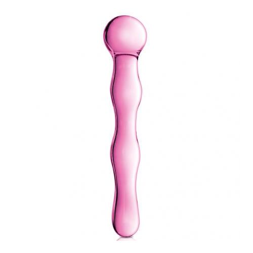 Glossy Toys Dildo en verre ondulé Glossy N°10