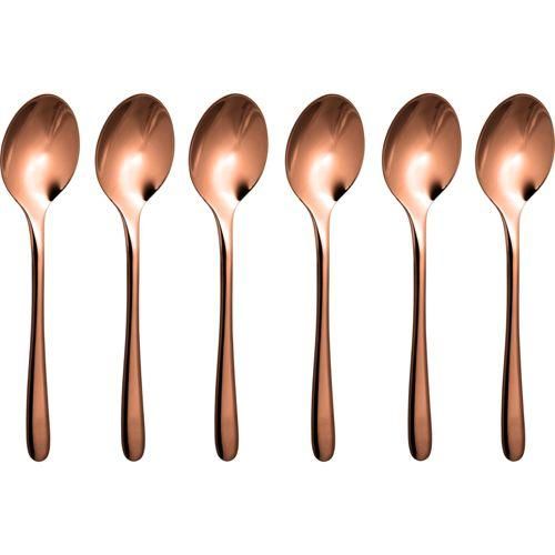 Sambonet Taste PVD 6 Cucchiaini Moka Rame Lucido