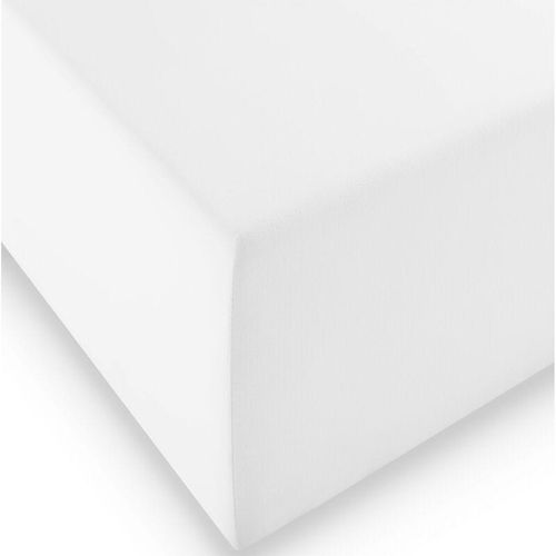 Boxspring- und Wasserbetten Jersey-Spannlaken comfort xl Farbe weiß 1000 150/200 - Fleuresse
