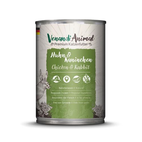 Venandi Animal – Huhn & Kaninchen 24x400g