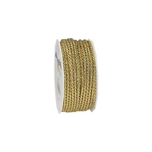 PRAESENT Kordel Loire 9030425-634 Gold 4 mm x 25 m 2 Stück
