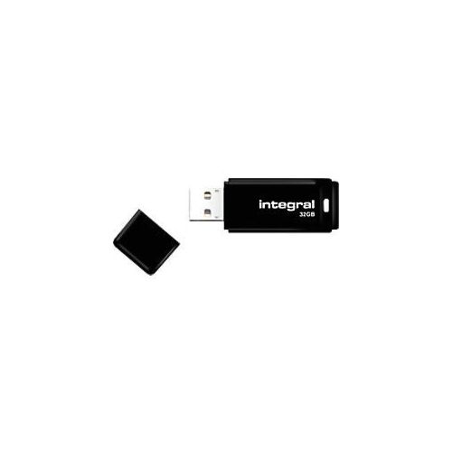 Integral USB 2.0-USB-Stick, 32 GB Schwarz