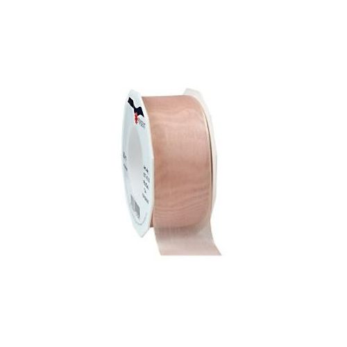 PRAESENT Organza 6074025-134 Pfirsich 40 mm x 25 m 2 Stück