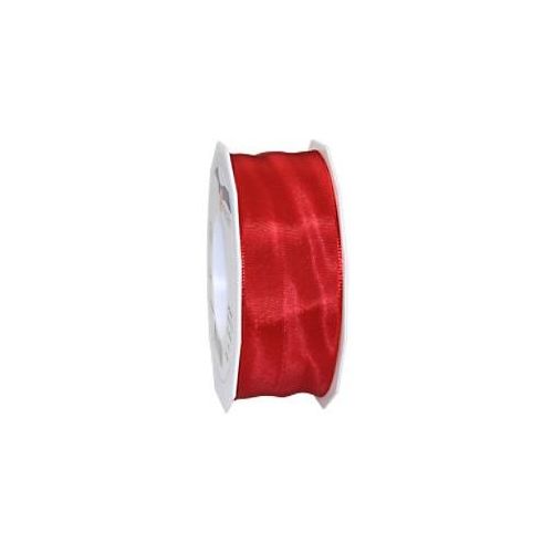 PRAESENT Seidenband 4644025-919 Scharlachrot 40 mm x 25 m 2 Stück