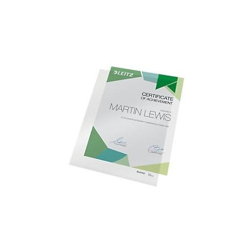 Leitz Super Premium Klarsichthülle DIN A4 Transparent PVC (Polyvinylchlorid) 150 Mikron 100 Stück