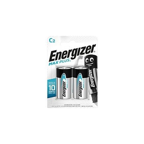 Energizer C Alkali-Batterien Max Plus LR14 1,5 V 2 Stück