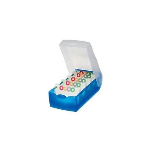 HAN Karteikartenbox Croco DIN A7 900 Karten Blau 12,5 x 24 x 8 cm