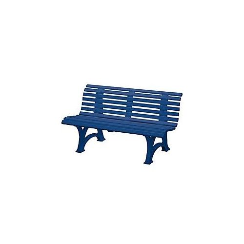 Parkbank Helgoland 3 Sitze blau 1500 mm