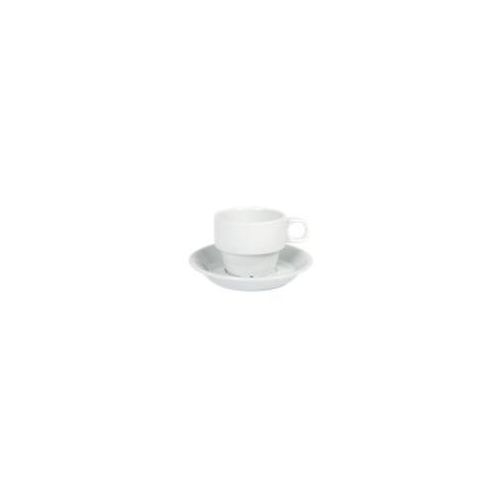 Kaffeetasse Porzellan 180 ml Weiß 24 Stück