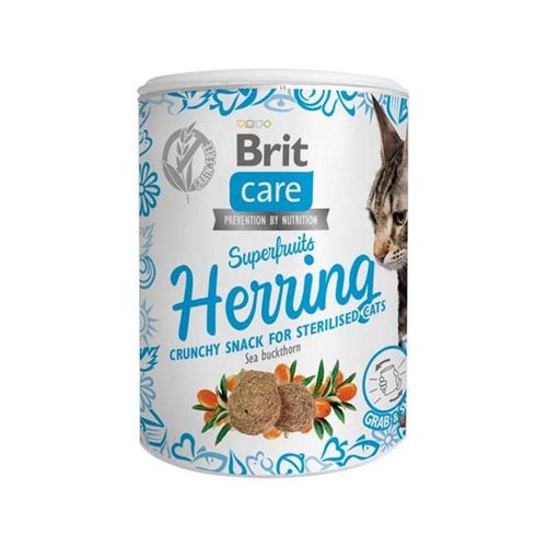 Brit Care Cat Snack Superfruits Herring 100 g