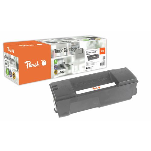 Peach K55 Toner bk ersetzt Kyocera TK-55 für z.B. Kyocera FS -1920, Kyocera FS -1920 D, Kyocera FS -1920 DN, Kyocera FS -1920 DTN (wiederaufbereitet)