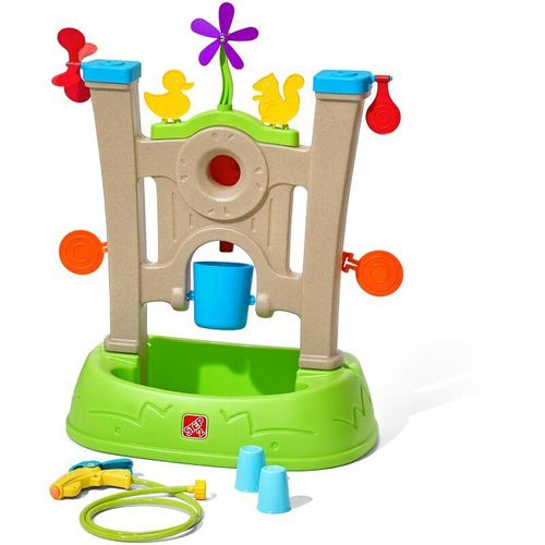 Waterpark Arcade Wasserspielzeug / Wasserrad Wasserspieltisch für Kinder inkl. 7-teiligem Zubehör Set Garten Wasser Spielzeug – Mehrfarbig – Step2