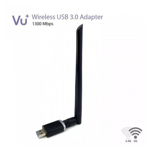 VU+ WLAN-Stick VU+ WiFi WLAN Stick 1300 Mbps mit Antenne
