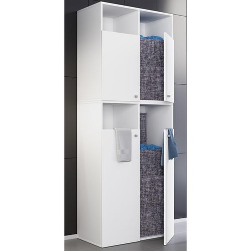 VCM Stoff Wäscheschrank Wäschetruhe Wäschebox Wäschekorb Stoffbox Wäsche Dreso XXL4f