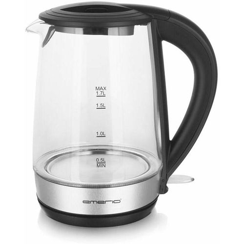 Glas Wasserkocher 1,7L led Beleuchtung Kabellos Erwärmen Tee Kettle Küchengeräte