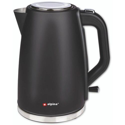 Wasserkocher, 1,7 l, 1850...2200 w, schwarz - Alpina