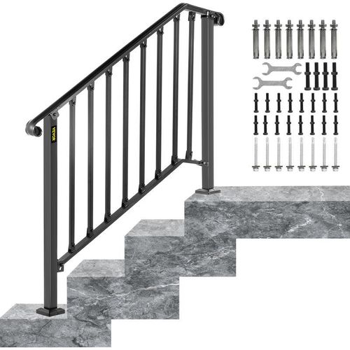Treppengeländer Handlauf Eingangsgeländer für 3 oder 4 Treppen