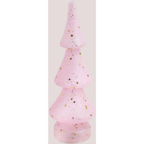 2er Set Weihnachtsschmuck Rubby Zuckerwatte-Rose – Zuckerwatte-Rose – Sklum