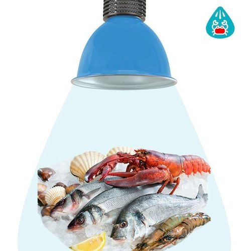 LED-Haube 30W speziell für Fisch und Meeresfrüchte - Blau