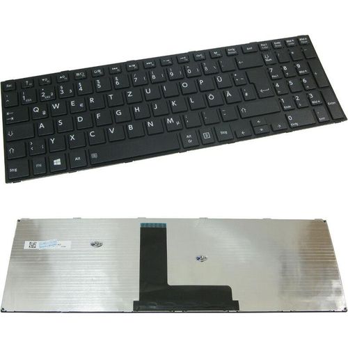 Original Laptop-Tastatur mit Rahmen Notebook Keyboard Ersatz Deutsch qwertz für Toshiba Satellite C50D-B-017 C50D-B-134 C50D-B1017 C50D-B-00K
