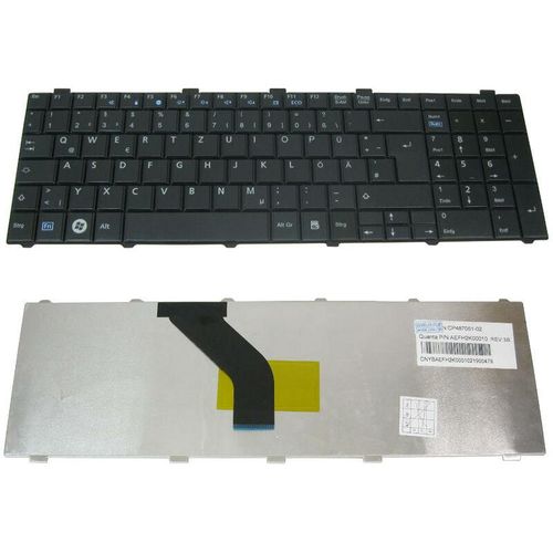 Premium Laptop-Tastatur Notebook Keyboard Ersatz Deutsch qwertz ersetzt Fujitsu-Siemens Lifebook CP487051-02 CP478133-02 (Deutsches Layout)
