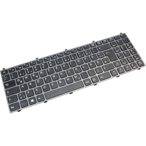 Hochwertige Laptop Tastatur qwertz für Clevo W650 Modelle Trade-shop Ersatz Notebook Keyboard de Deutsch zum Austausch