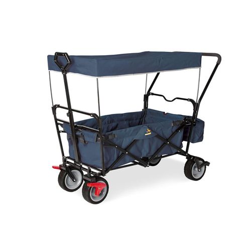 Pinolino Klappbollerwagen Paxi dlx Comfort mit Bremse, marineblau