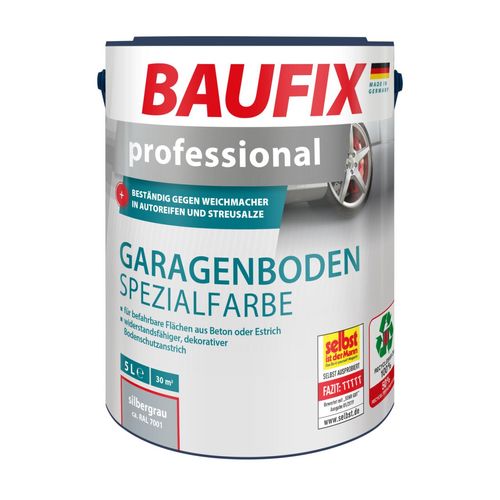 professional Garagenboden Spezialfarbe silbergrau