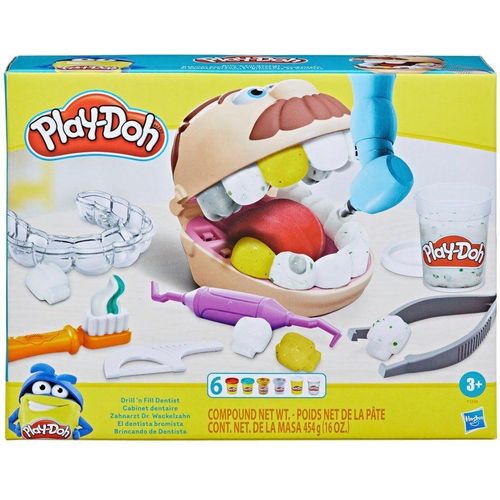 Hasbro Knete Play-Doh Zahnarzt Dr. Wackelzahn, bunt