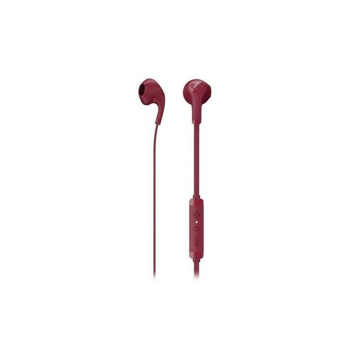 Hama 'N Rebel In-Ear Kopfhörer Flow Ruby Red integriertes Mikrofon Stereo In-Ear-Kopfhörer