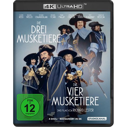Die drei Musketiere / Die vier Musketiere (4K Ultra HD)
