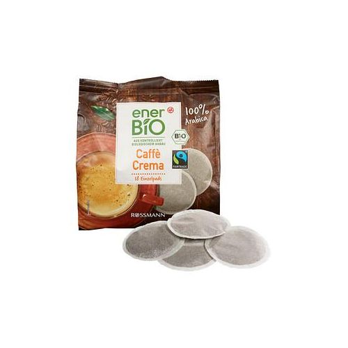 enerBiO Caffè Crema Bio-Kaffeepads Arabicabohnen 18 Pads