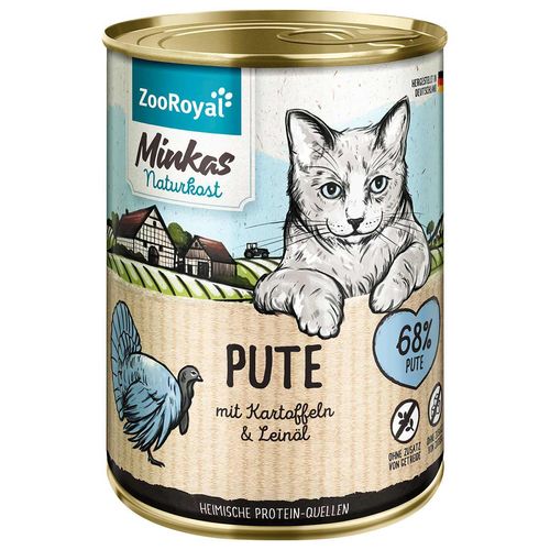 ZooRoyal Minkas Pute mit Kartoffeln 6x400g