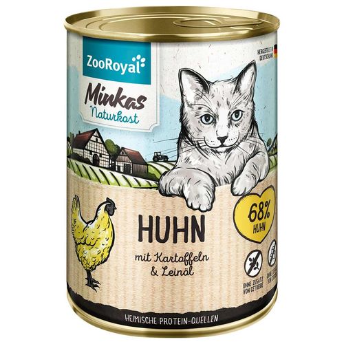 ZooRoyal Minkas Huhn mit Kartoffeln 6x400g