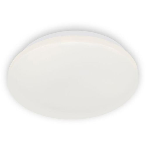 Led Badleuchte Briloner leuchten kalmus, 12 w, 1200 lm, IP44, weiß, Kunststoff, ø 28,8 cm