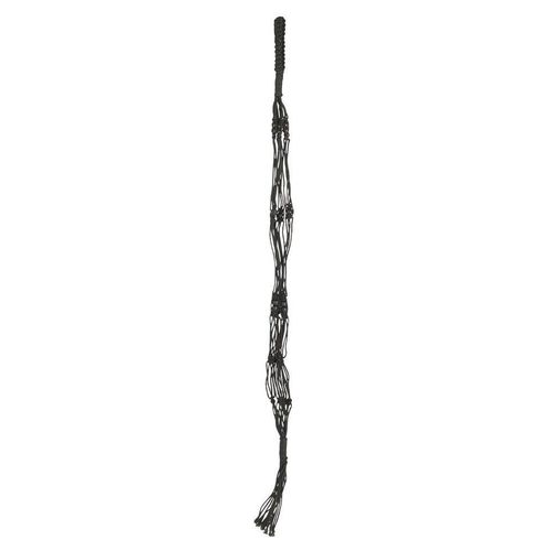 IB Laursen Hänger für Blumentopf schwarz mit schwarzen Perlen, Länge 95,00 cm