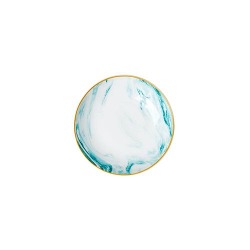 RICE Dipschälchen Marble, Ø12 x H3cm, jade