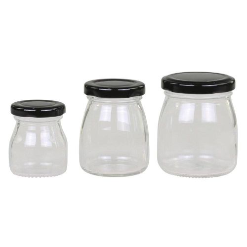 Chic Antique Vorratsgläser 3er Set, 6-8 cm