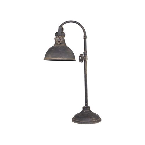 Chic Antique Factory Tischlampe Schreibtischlampe, H53 cm antique schwarz