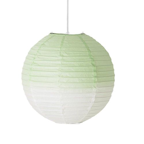 Bloomingville Hängelampe Yaki, Ø 35 cm, grün