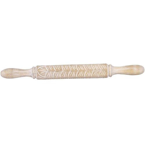 Chic Antique Kuchenrolle mit Muster, L38/Ø5 cm, natur