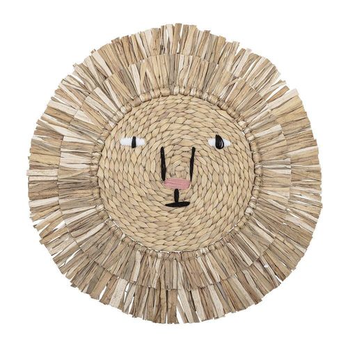 Bloomingville Wanddeko Löwe Wasserhyzinthe, Ø 63 cm