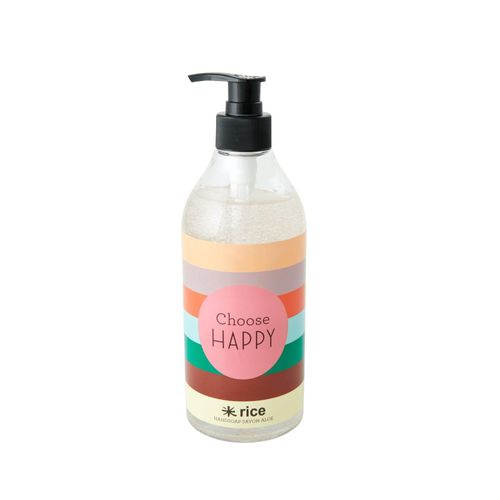 RICE Handseife mit Aloe Duft, Ø6 x H18cm, 500 ml, Choose Happy